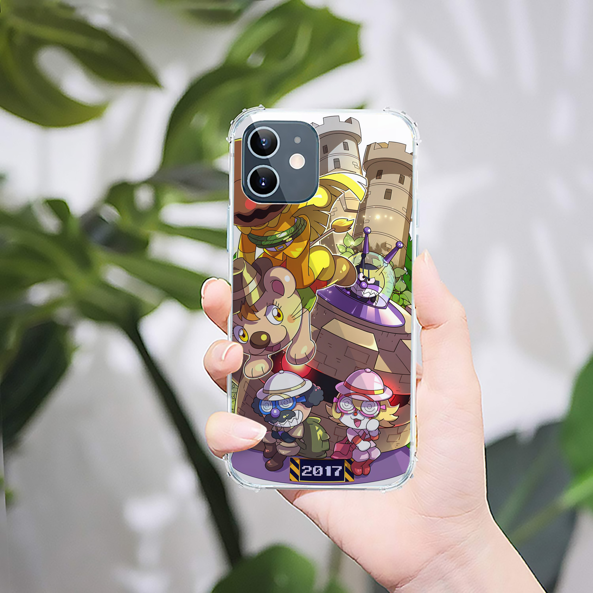 （画像用） アンパンマン Anpanman 【iPhone 12シリーズ対応】透明スマホケース（クリアソフトケース）